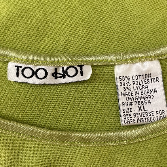 🌹Too Hot One Shoulder Satin Trim Tank Top - Picture 8 of 9